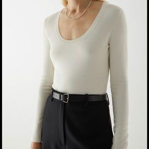 COS long sleeved bodysuit BNWT